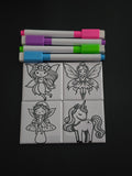 Fairy Magic Dry Erase Coloring Magnets