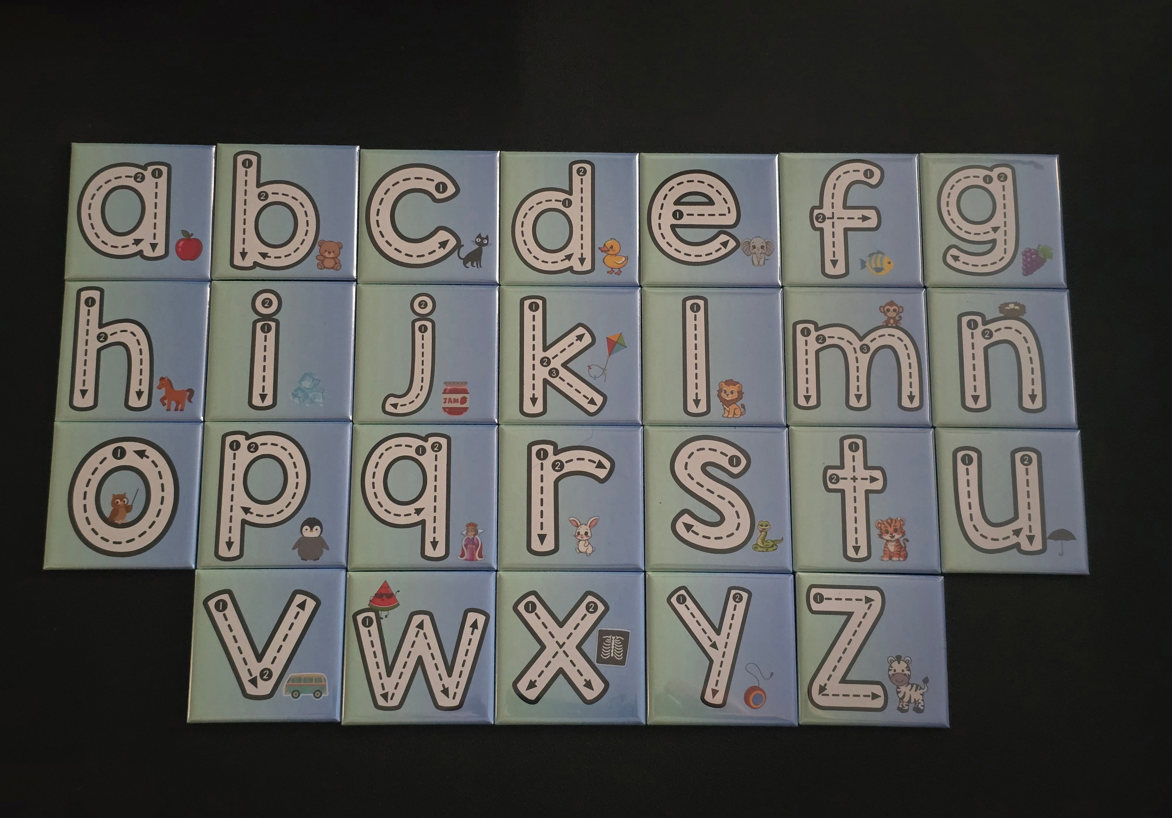 Alphabet & Number Magnet Sets
