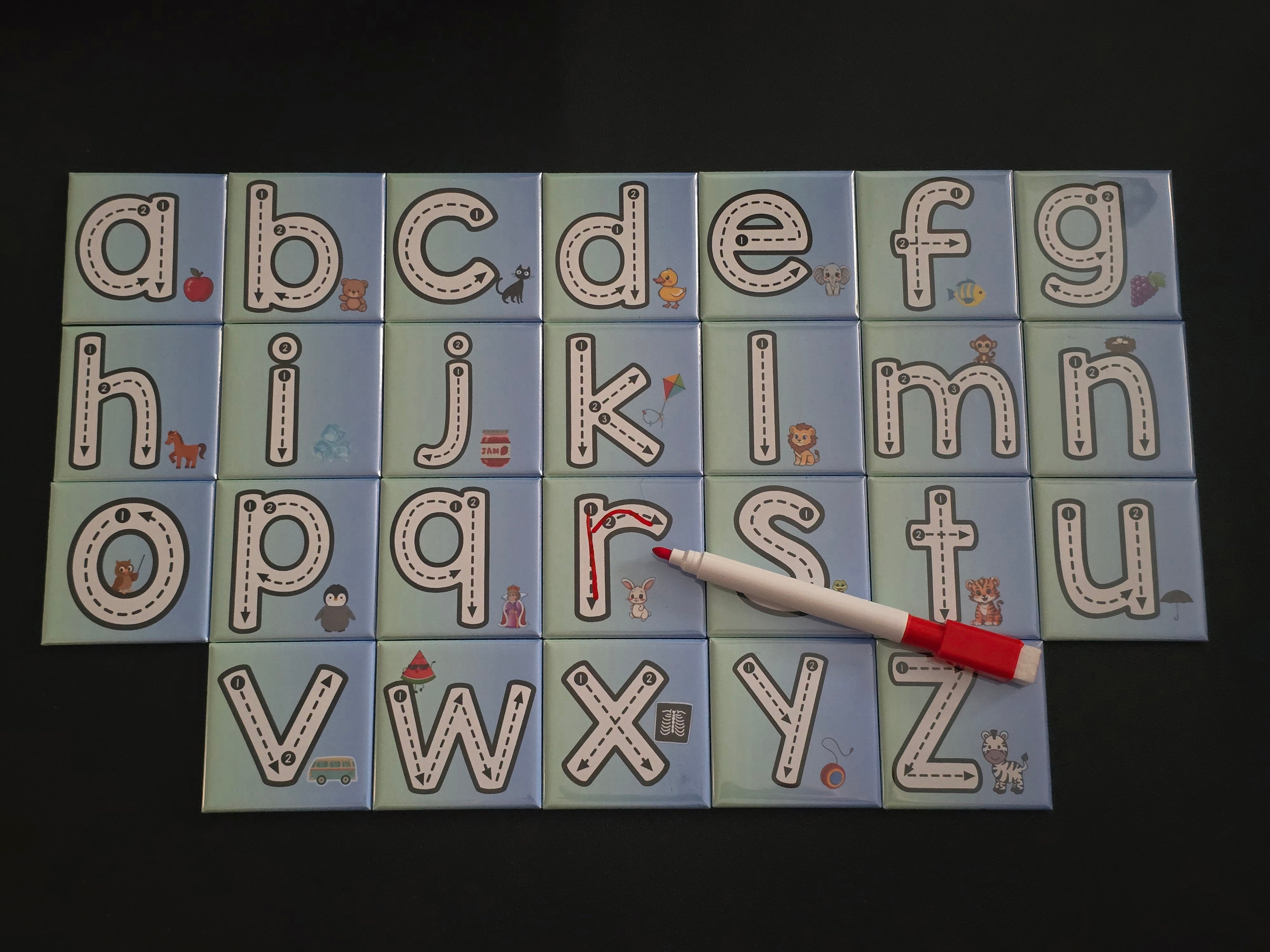 Alphabet & Number Magnet Sets