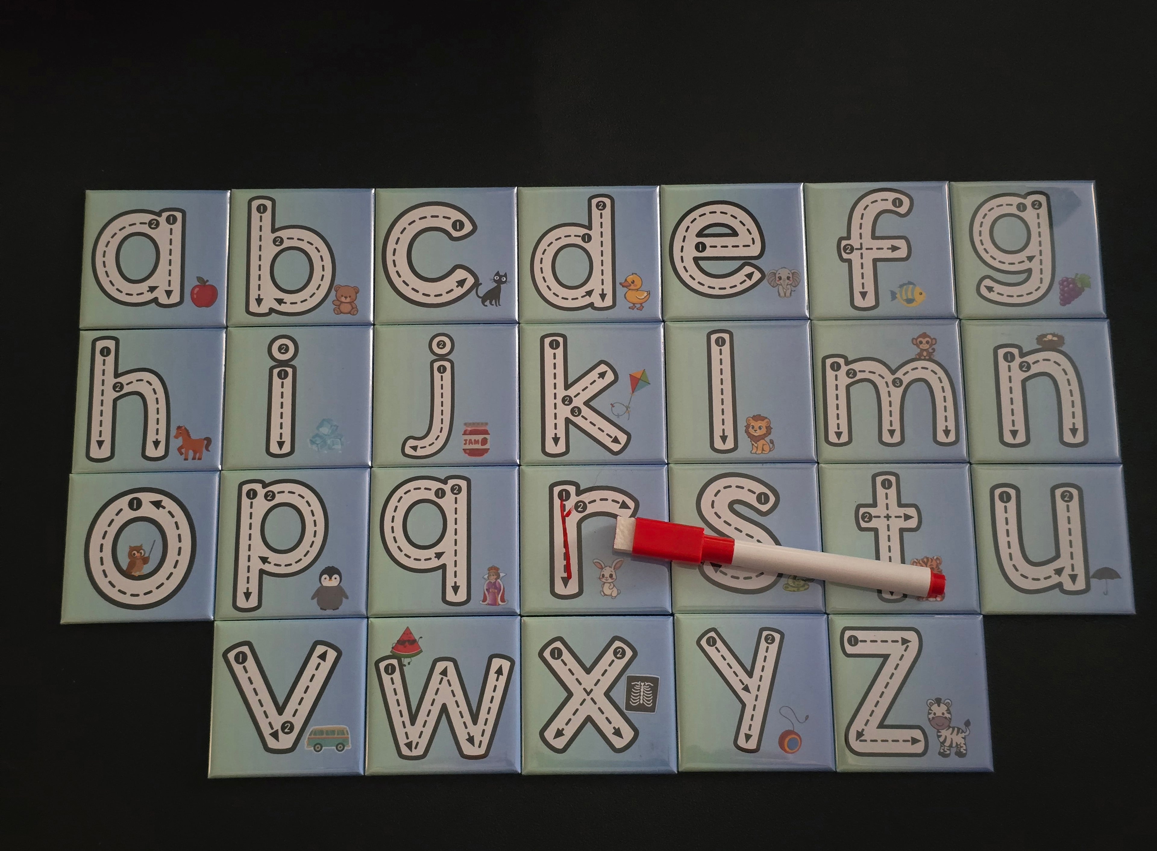 Alphabet & Number Magnet Sets