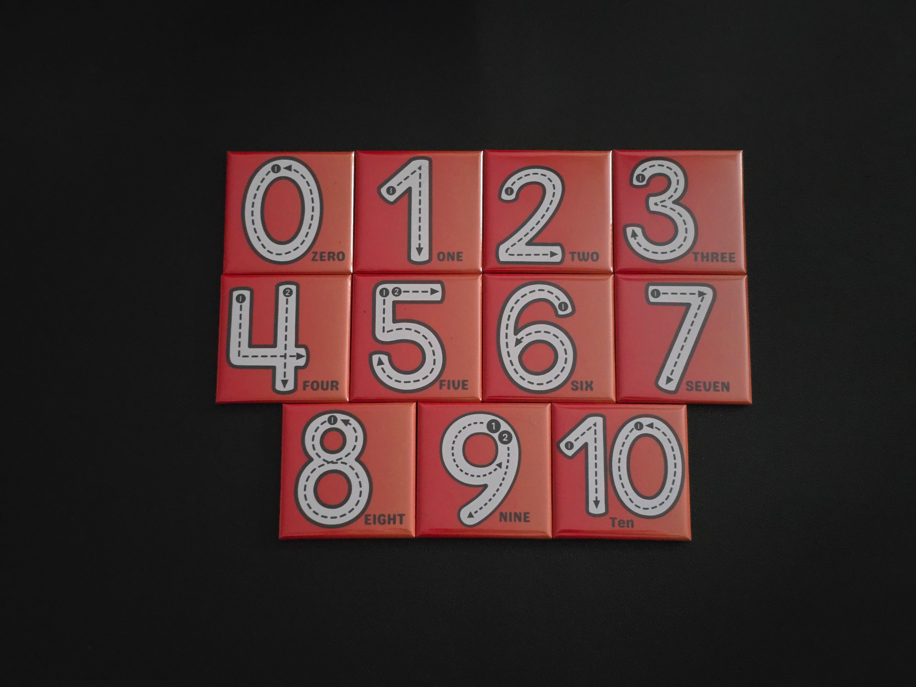 Alphabet & Number Magnet Sets