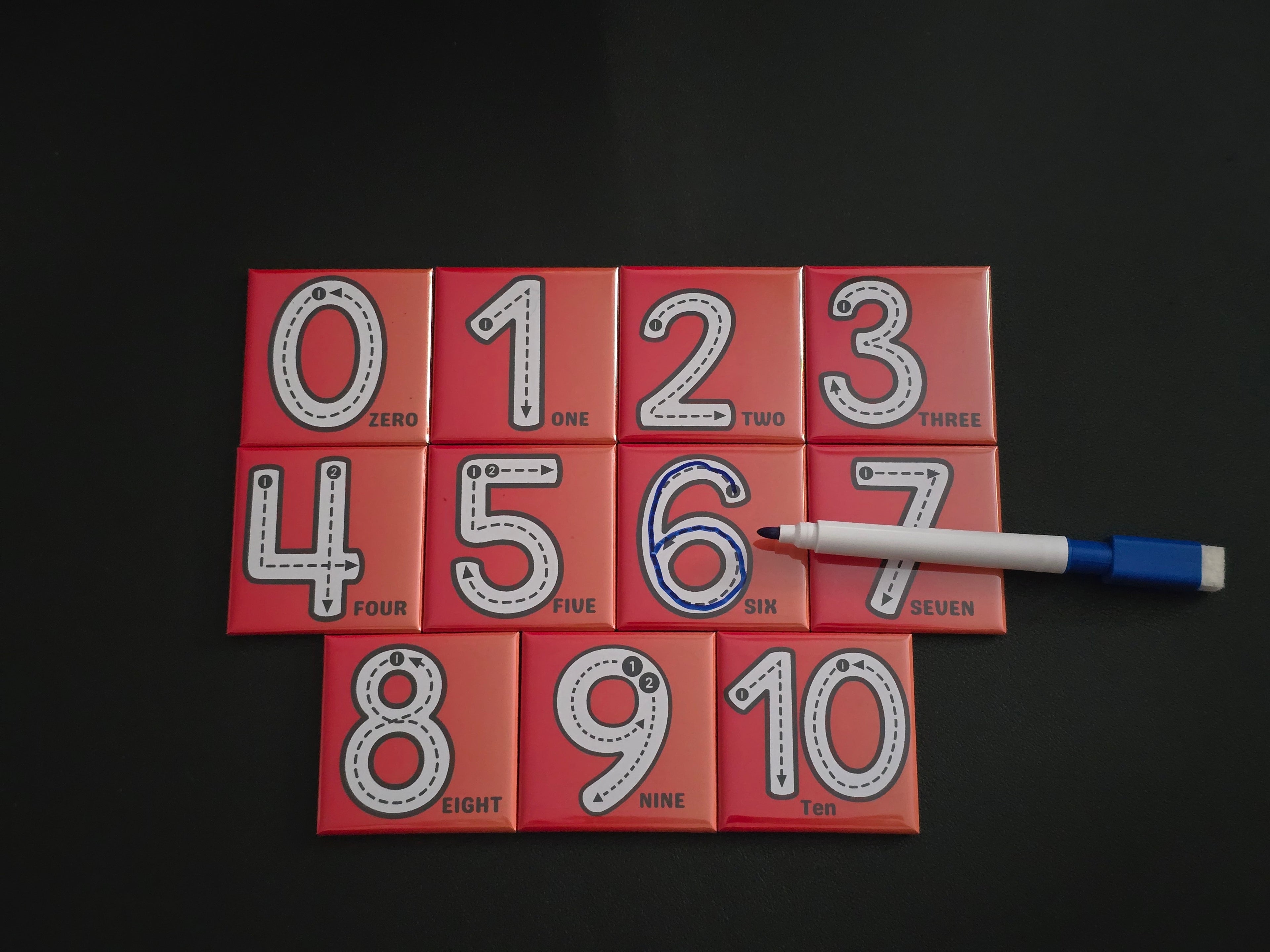 Alphabet & Number Magnet Sets