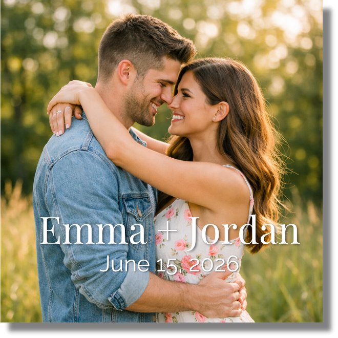 Save the Date 2x2 Magnets