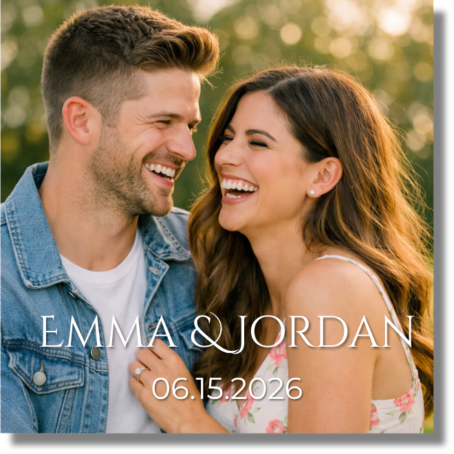 Save the Date 2x2 Magnets