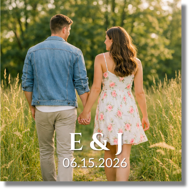 Save the Date 2x2 Magnets