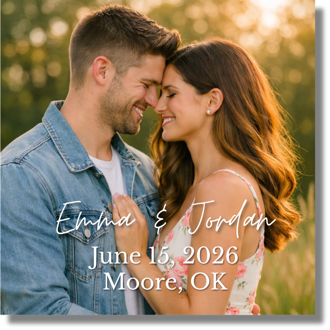 Save the Date 2x2 Magnets